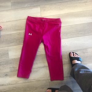Under armour pink 3/4